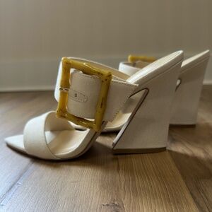 Jessica Simpson QENA Women’s Buckle High Heel Sandal | Size 8